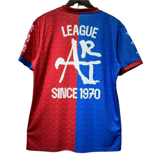 FC Basel 25/26 Season Home Football Jersey - Split Color with Art Basel Collaboration