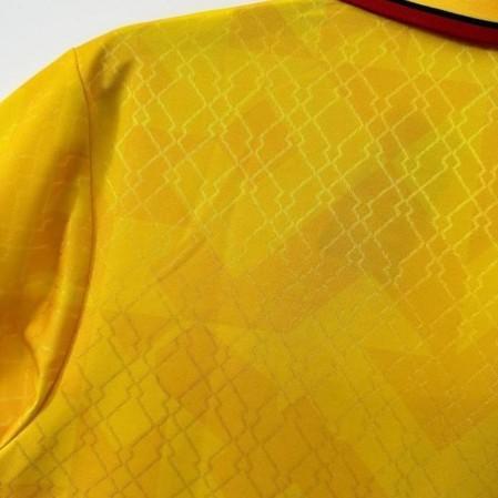 AC Milan 1996-98 Retro Away Jersey | Lotto Yellow Paolo Maldini #3