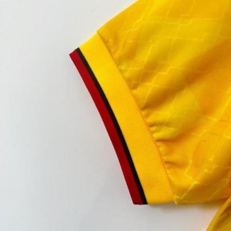AC Milan 1996-98 Retro Away Jersey | Lotto Yellow Paolo Maldini #3