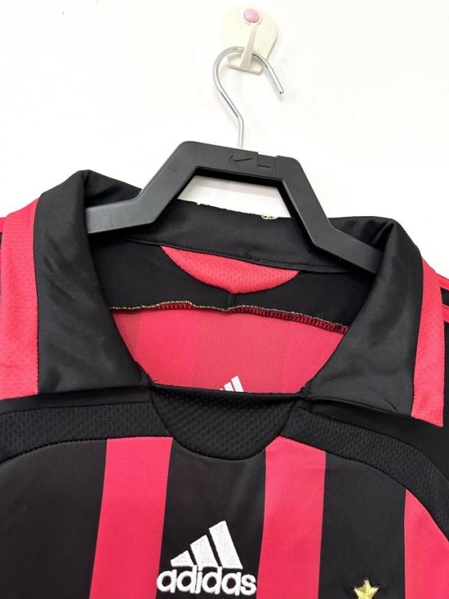 06-07AC米兰 速干运动衣 足球球衣