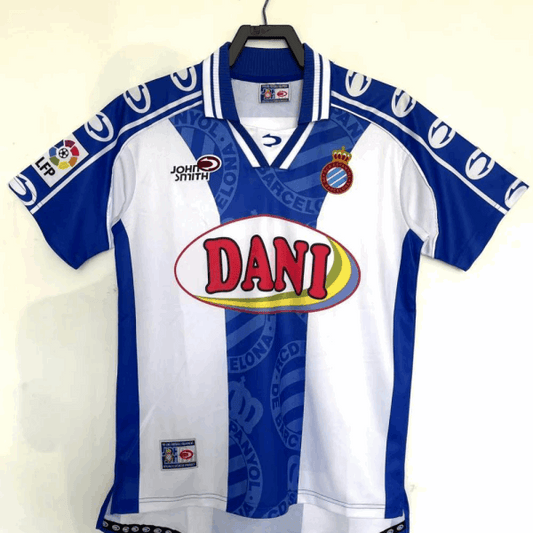 RCD Espanyol 1999-00 Home Retro Jersey
