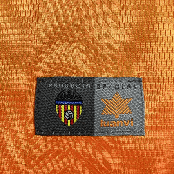 1999-01 Valencia CF 2001-2002 Retro Away Soccer Jersey