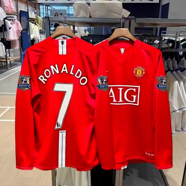 07-08 Manchester United  a vintage long-sleeve football jersey
