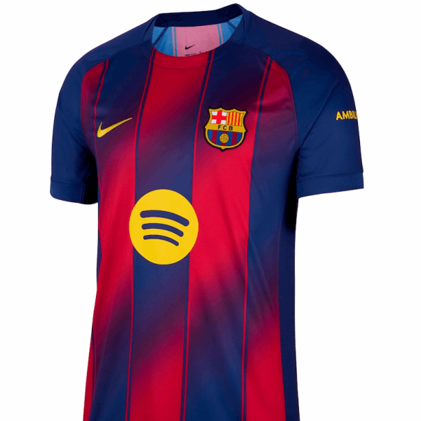 25-26Barcelona 主场衬衫 速干足球球衣