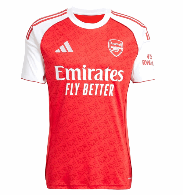 Arsenal 2025-2026 Home Jersey - Saliba