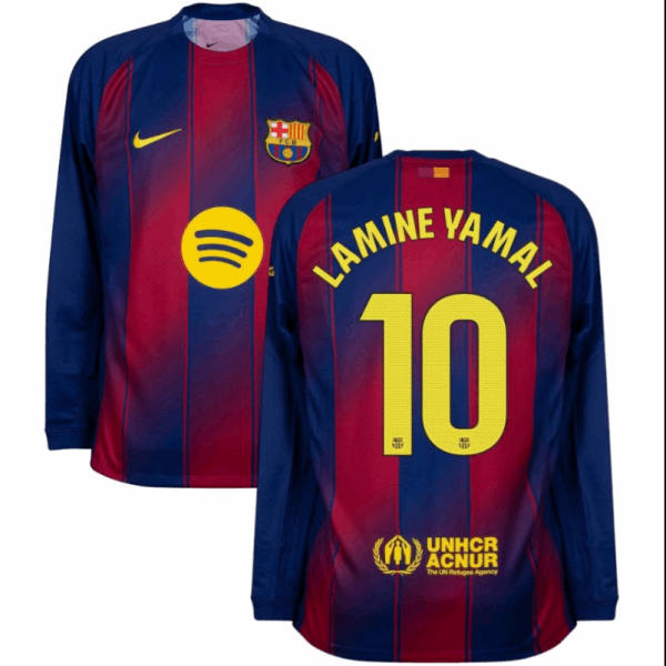 BARCELONA HOME MATCH JERSEY 2025 - 2026