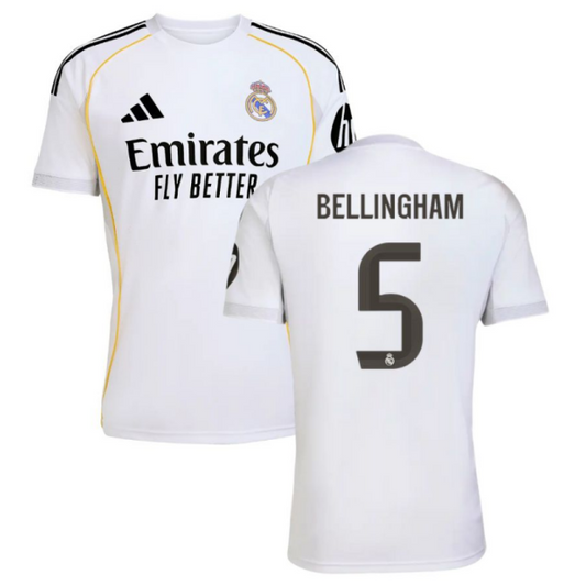 Real Madrid Home Jersey 2025-2026 Mbappe