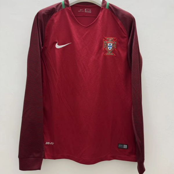 2016 Portugal National Team Long-Sleeve Football Jersey