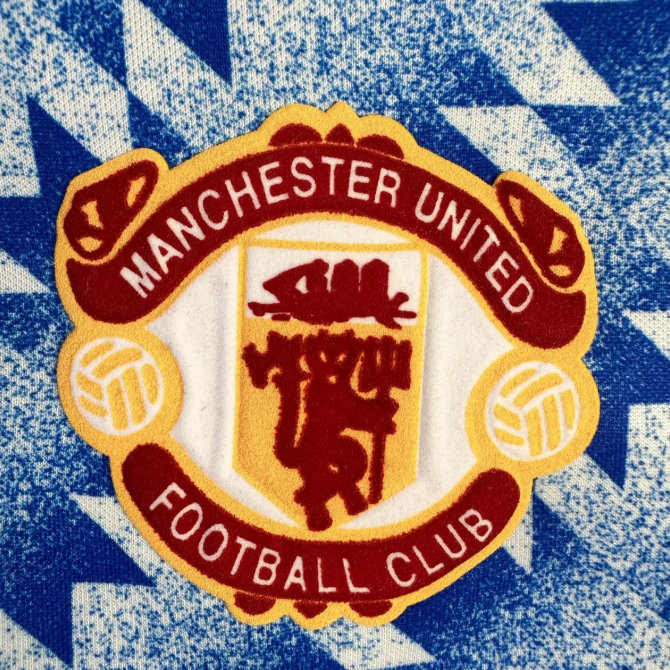 Manchester United 1990/92 Away Retro Jersey #7 David Beckham Soccer Shirt