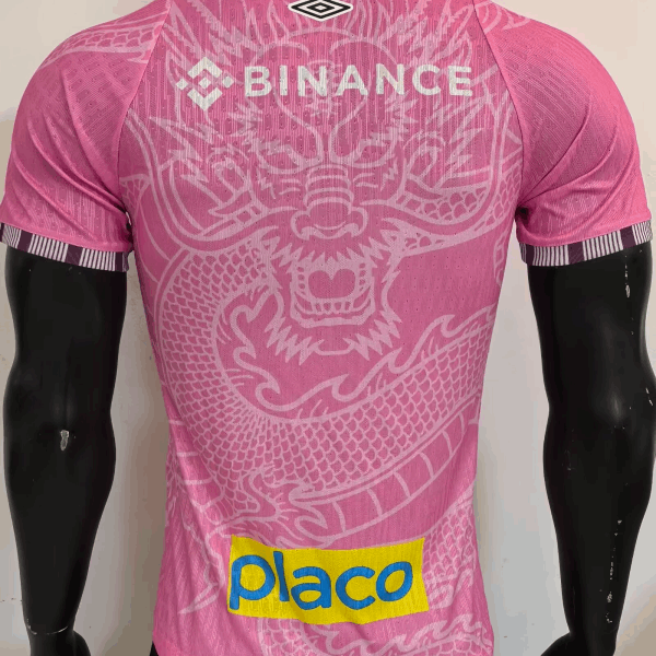25-26Santos FC 2025/26 Pink Dragon Jersey - Neymar #11