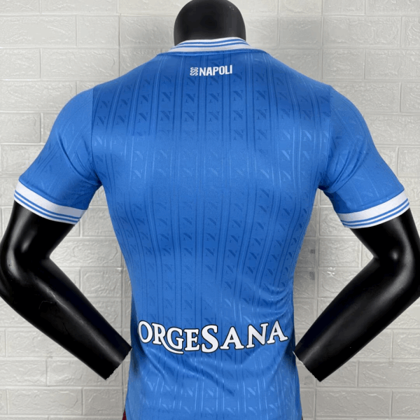 SSC Napoli 2025/26 Home Jersey | EA7 Official Fan Version - Customizable Names/Numbers