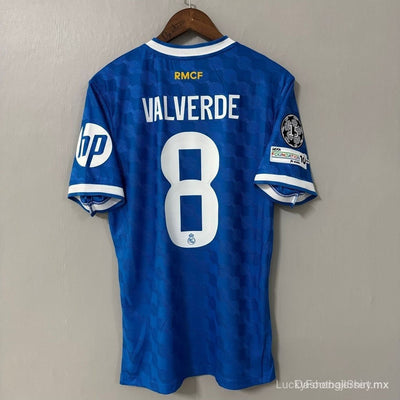 2025-2026 Real Madrid Second Away Soccer Jersey | Valverde #8 | Men's Football Shirt